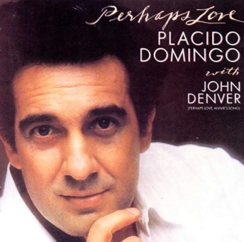 CD cover featuring Placido Domingo’s portrait with John Denver’s name.