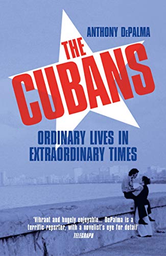 Book cover: "The Cubans" with a red star and couple in the background.