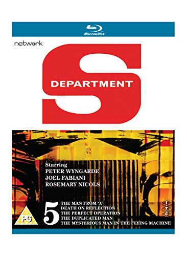 Department S" Volume 5 Blu-ray cover with a large red "S" and cast names.