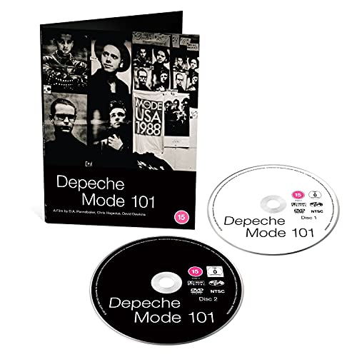 Depeche Mode 101 DVD case and two discs, concert footage.