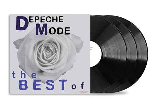 Depeche Mode “Best Of Volume 1” vinyl record with white rose cover.