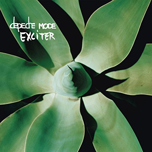 Depeche Mode Exciter album cover featuring a green agave plant against a black background.
