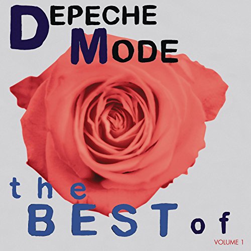 Depeche Mode album cover featuring a red rose and blue text.