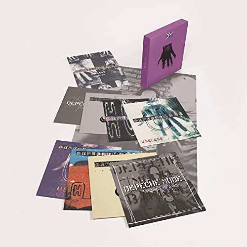 Depeche Mode "Ultra" vinyl singles collection, box set with multiple sleeves.