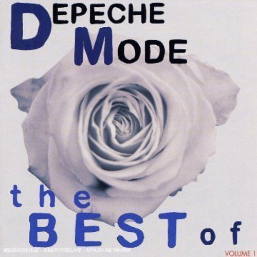 Depeche Mode “The Best Of” Vol. 1 CD cover with a white rose.