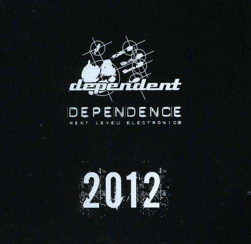 Dependence Vol. 5 CD cover: abstract white design on black background, text “2012”.