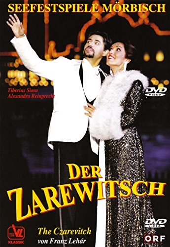 DVD cover for "Der Zarewitsch" featuring two performers in formal wear.