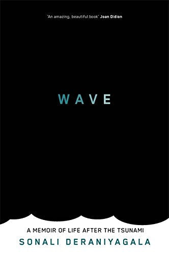 Book cover: black background, white text “WAVE” and author’s name, wave graphic.