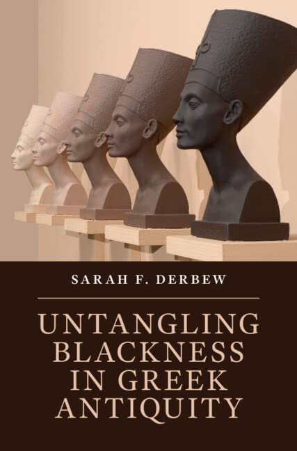 Book cover with a row of sculpted heads wearing ancient headdresses.