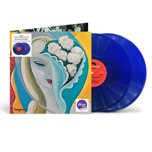 Derek & The Dominos "Layla" vinyl record with painted cover art.