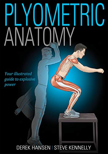 Book cover: “Plyometric Anatomy” showing illustrated human figures in motion.