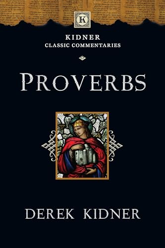 Book cover for “Proverbs” with stained-glass style illustration.