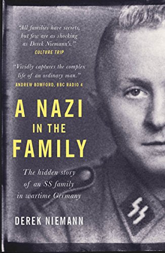 Book cover featuring a portrait of a man in an SS uniform.
