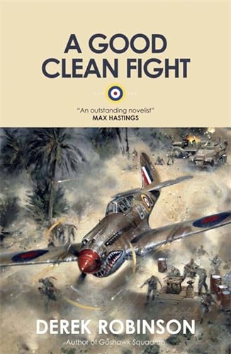 Book cover: wartime aircraft and soldiers in a desert landscape.