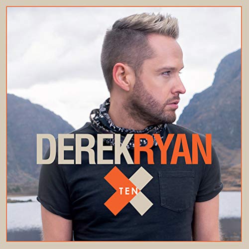 CD cover for Derek Ryan’s “Ten” featuring a portrait of the artist.