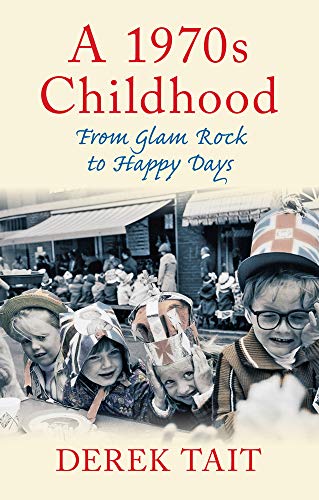 Book cover: children in hats with a 1970s street scene background.
