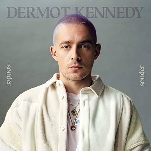 Dermot Kennedy album cover: portrait of a man with purple-tinted hair.