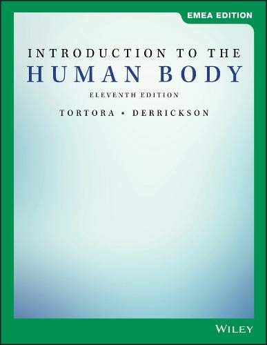 Textbook cover for Introduction to the Human Body, Eleventh Edition by Tortora and Derrickson.