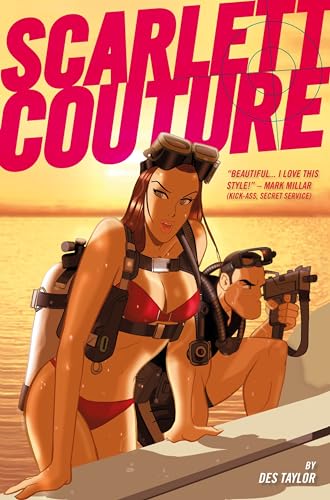 Comic book cover featuring two figures in tactical gear, a woman and a man.