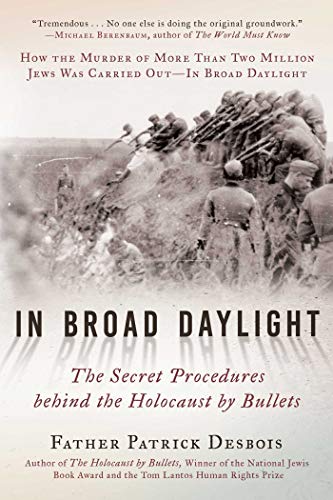 Book cover depicting a historical photograph of soldiers and mass graves.