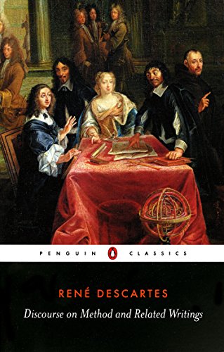 Book cover featuring a classical painting of people around a table with a globe.
