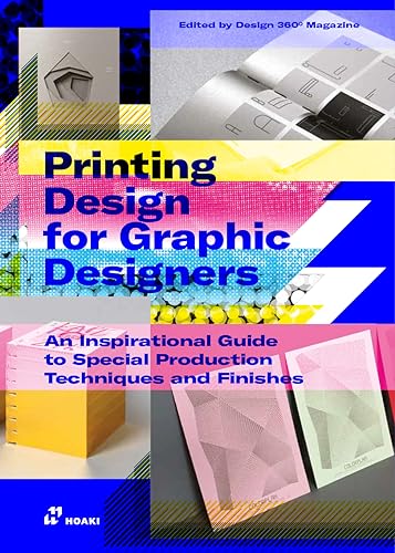 Book cover: "Printing Design for Graphic Designers" with colorful abstract elements.