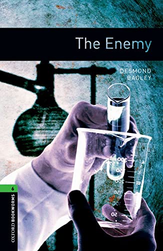 Book cover: "The Enemy" depicts a hand holding a test tube.