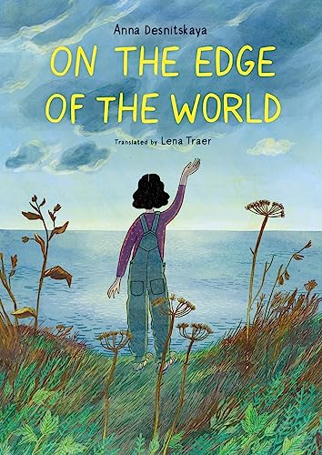 Book cover: illustrated girl reaching toward a blue ocean horizon.