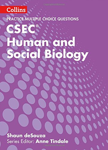 Purple textbook cover with white text: "CSEC Human and Social Biology".