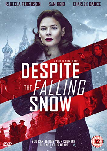 DVD cover for “Despite The Falling Snow” featuring Rebecca Ferguson.