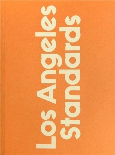 Orange book cover with white text reading "Los Angeles Standards".