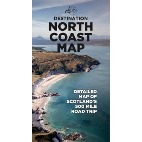 A map cover showing a coastal landscape with text reading Destination North Coast Map.