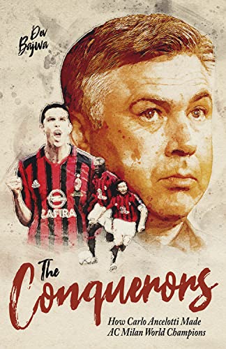 Book cover featuring Carlo Ancelotti and AC Milan soccer players.