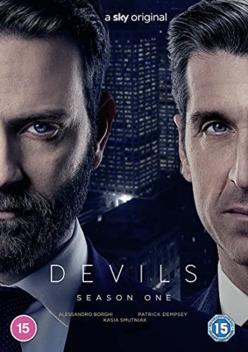 DVD cover for Devils Season One featuring close-up portraits of two men.