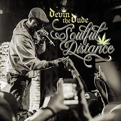 Devin the Dude album cover, black and white photo of a performer.