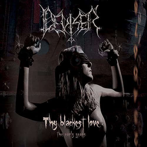 CD cover: bound figure with spikes, dark imagery, band name "Deviser".