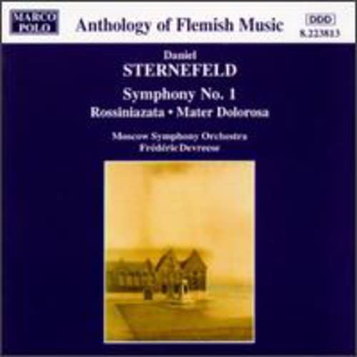 CD cover for Daniel Sternefeld’s Symphony No. 1 with a landscape image.