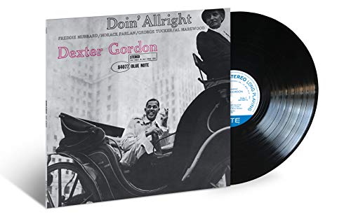 Dexter Gordon vinyl record with cover art featuring a black and white photograph.