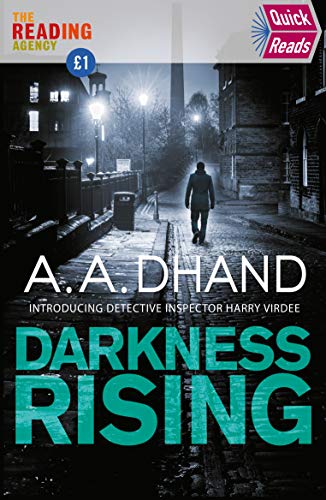 Book cover: a lone figure walks down a dimly lit, urban street.