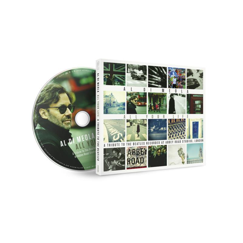 Al Di Meola CD with album cover featuring Beatles imagery.