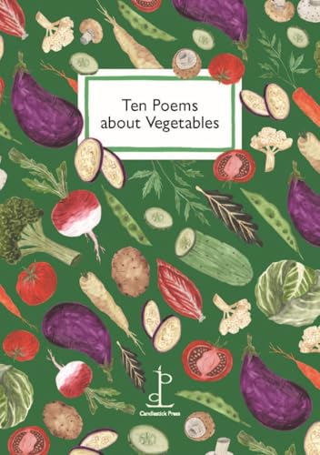 Book cover with a green background featuring illustrated vegetables and the title text.