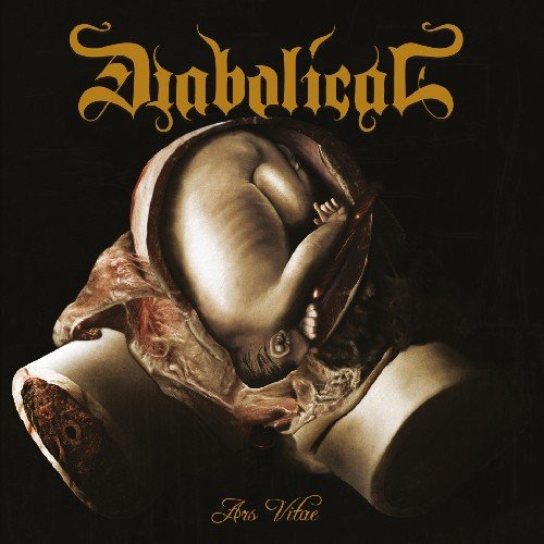 CD cover: "Diabolical - Ars Vitae" with disturbing imagery of a baby.