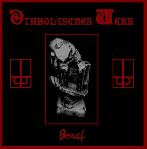 CD cover for "Beast" by Diabolisches Werk, featuring a sculpted animal head.