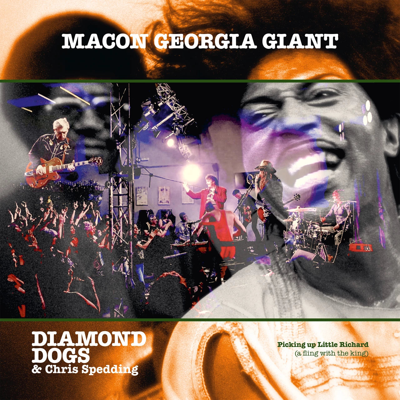 CD cover for Diamond Dogs & Chris Spedding’s “Macon Georgia Giants.”