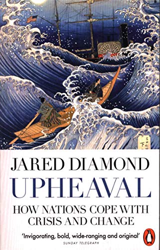 Book cover featuring a Japanese woodblock print of boats in waves and text below.