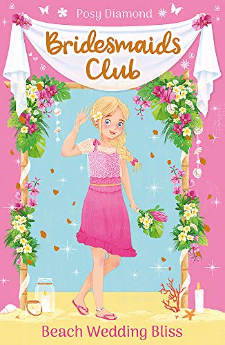 Book cover: Young blonde girl in pink dress under floral arch.