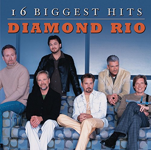 CD cover for Diamond Rio’s “16 Biggest Hits” featuring the band members.