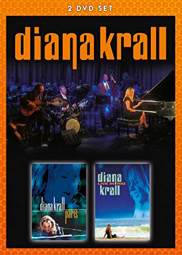 Diana Krall concert DVD set featuring live performances in Paris and Rio.