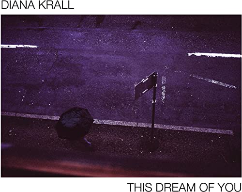 Diana Krall album cover: rainy street scene, dark purple tones.