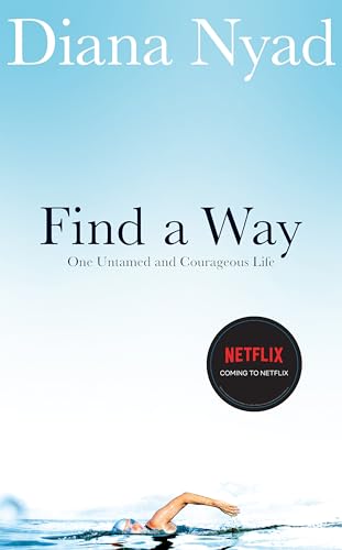 Book cover showing Diana Nyad swimming in water against a bright blue sky background.